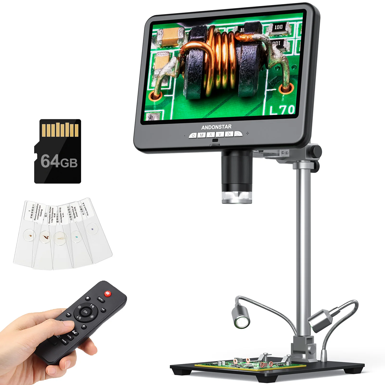 Electronics Repair In Usa - Andonstar AD210S-Pro 4K 60FPS 10.1