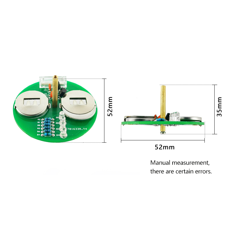 LED Gyro DIY Electronic Kit De - Electronics Repair School ulasan dan harga