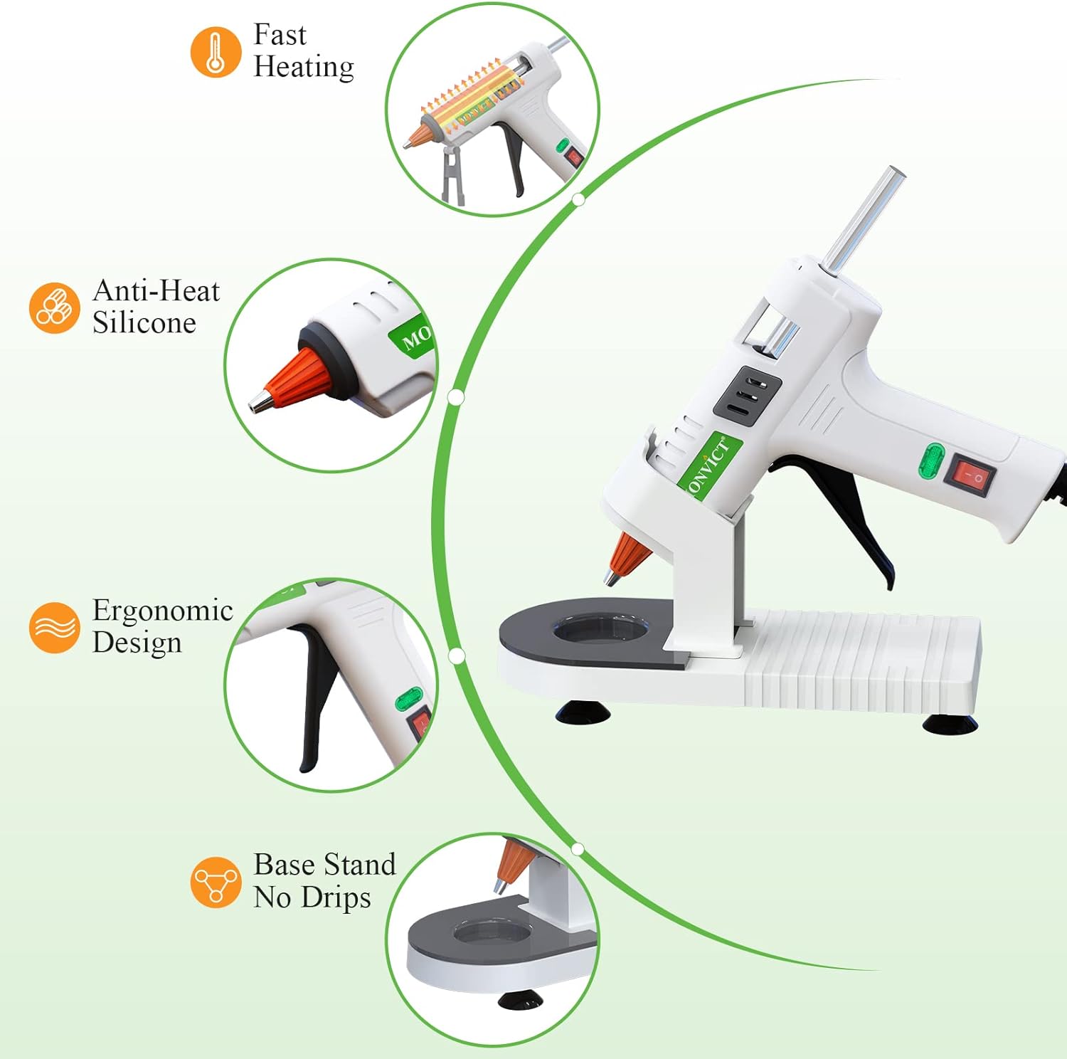 40W Mini Hot Glue Gun Kit with - Electronics Repair School ulasan dan harga