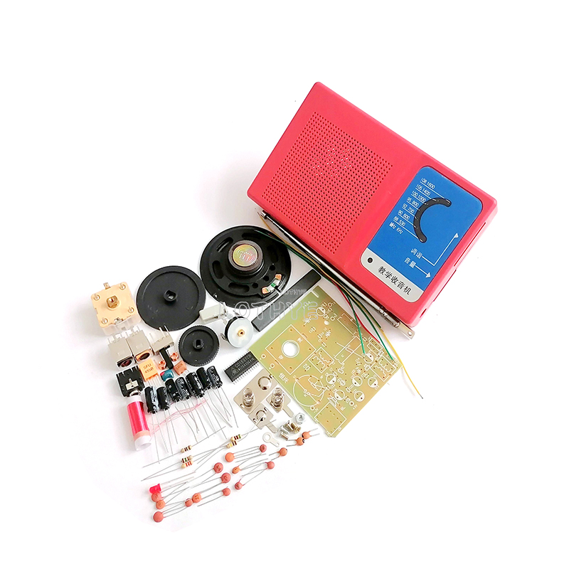 FM AM Red Radio Production DIY - Electronics Repair School ulasan dan harga