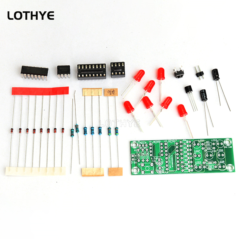 DIY Dice Production Kit Led We - Electronics Repair School ulasan dan harga