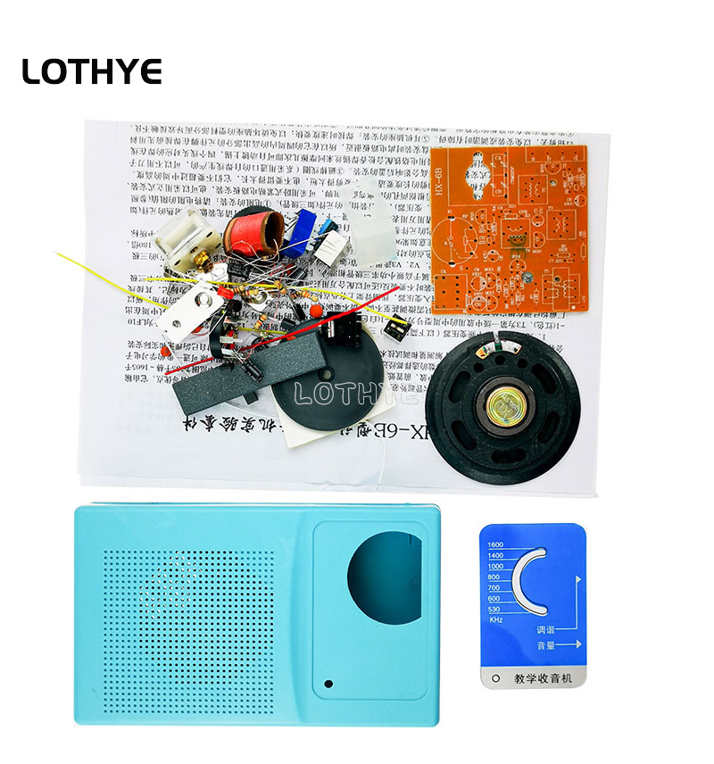 Six Tube AM Radio Assembly Diy - Electronics Repair School ulasan dan harga