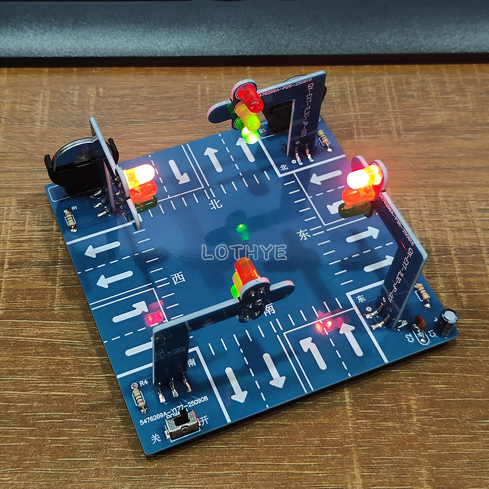 Creative DIY Traffic Signal Li - Electronics Repair School ulasan dan harga