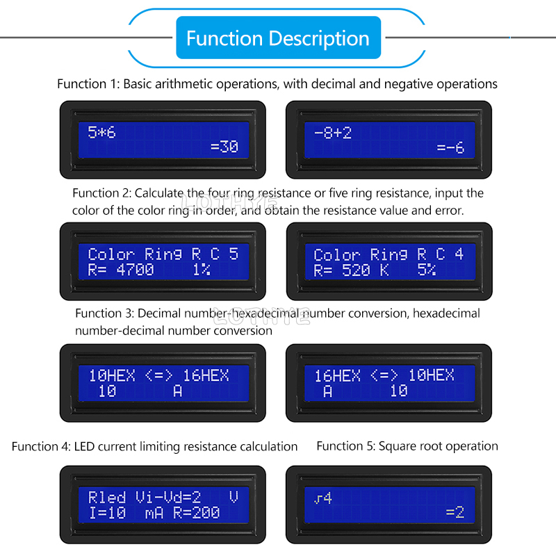 Mini Calculator DIY Electronic - Electronics Repair School ulasan dan harga