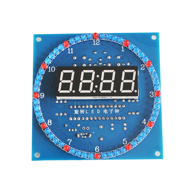 DIY Rotating LED Electronic Di - Electronics Repair School ulasan dan harga