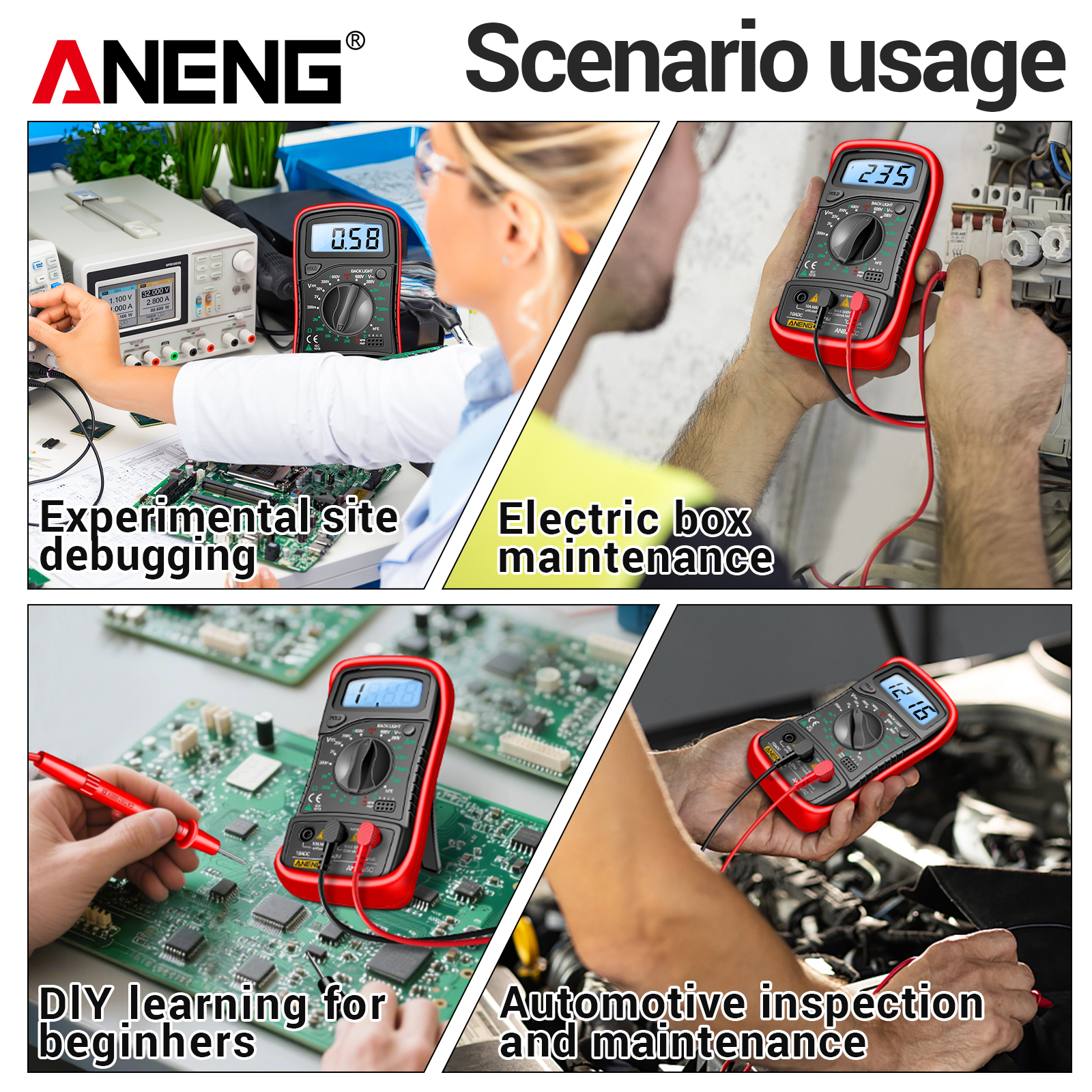 ANENG AN8205C Handheld Multime - Electronics Repair In Usa ulasan dan harga